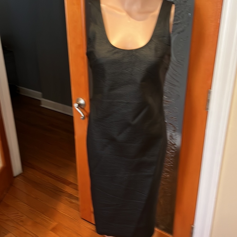 Black Pleather dress - Picture 2 of 13